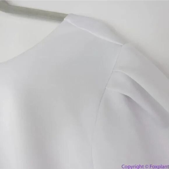 New!  Eloquii white Cutout Back Dress, 28‎ - Picture 10 of 16